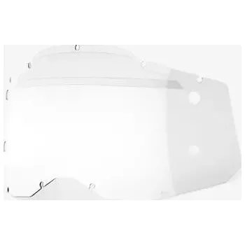 Motocyklové brýle 100 % RC2/AC2/ST2 NÁHRADNÍ ČOČKA PRO PROGNÓZU - ČIRÁ, BRÝLOVÉ ČOČKY/SKLO S PROGNÓZOU ROLL-OFF RACECRAFT 2/ ACCURI LOSS 2 TRANSPARENTNÍ BARVA