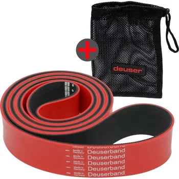 Deuser,Deuserband - kruhová guma 116000, černá/červená