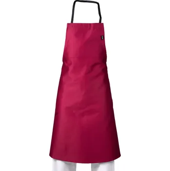 Gastro oděv Zástěra s náprsenkou INZEP ŘEMESLNÍK keprovka vínová