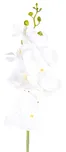 Umělá orchidej 86 cm čistě bílá