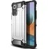 Pouzdro na mobilní telefon Hybrid Armor pro Xiaomi Redmi Note 10 5G/Poco M3 Pro stříbrné