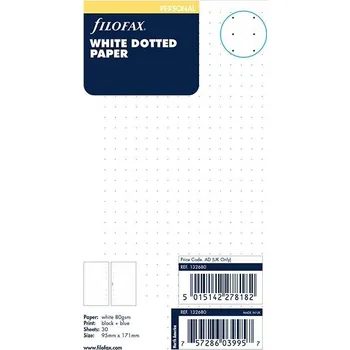 Náplň do diáře Filofax Náplň do diáře A6 30 listů tečkovaná