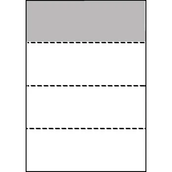 Samolepící etiketa Nesamolepicí etiketa A4, 4ks na archu, 210 x 74 mm