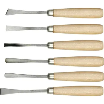 Dláto Sada řezbářských dlát VOREL, 6ks, TO-25700