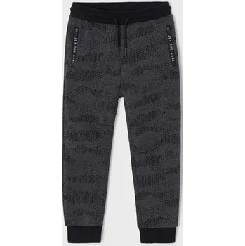 Chlapecké kalhoty Mayoral fleecové kalhoty s manžetami 4589 šedé Rozměr: 116