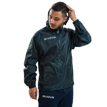 Pánská větrovka šusťáková bunda givova Basico tmavě modrá 0004 L