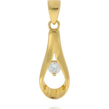 Přívěsek Zlatý přívěsek ve tvaru slzy