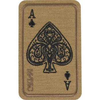 Nášivka Nášivka M-Tac Ace Of Spades Embroidery - coyote