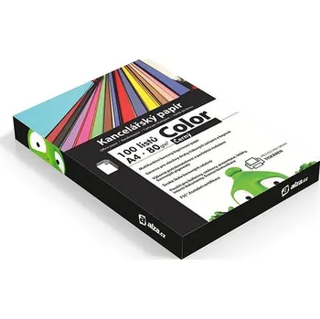 Kancelářský papír Alza Color A4 černý