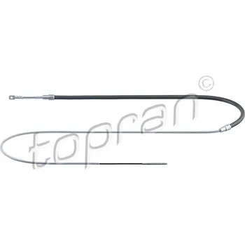 Lanko parkovací brzdy Tažné lanko, parkovací brzda, , 34411153582, 34411158421, 34411158423, TOPRAN, 501 093