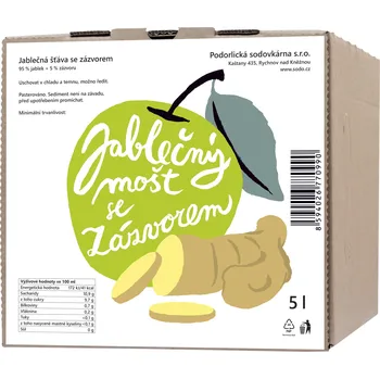 Mošt Jablko a zázvor 5l