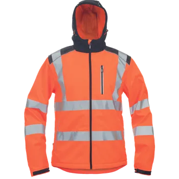 pracovní bunda ČERVA Bunda KNOXFIELD HVPS, softshell, reflexní 0301055990002 M Oranžová