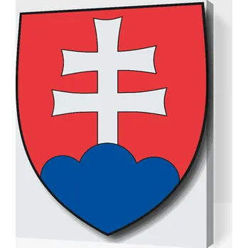 Malování podle čísel - Slovensko Velikost: 30x40cm, Rámování: Pouze srolované plátno