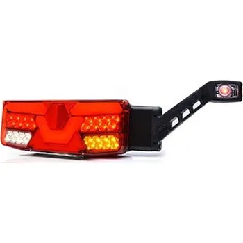 Koncový světlomet sdružený LED, 12/24V s obrys. světlem, pravý