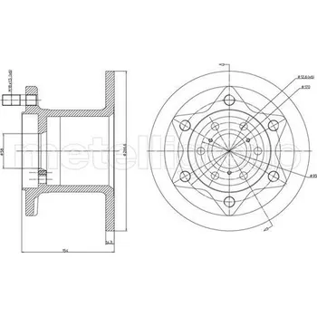 Brzdový kotouč Brzdový kotouč CIFAM (800-342)