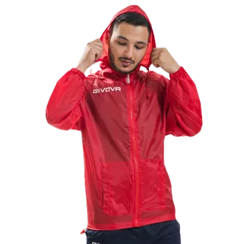 šusťáková bunda givova Basico červená 0012 XL