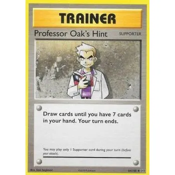 Karetní hra Pokémon EVO 084/108 Professor Oak's Hint - Evolutions Stav: Near Mint, Verze: NORMAL