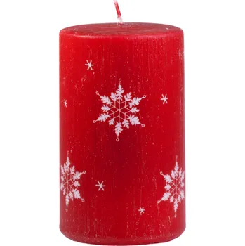 Svíčka Svíčka Ice Nature Red Vánoční 60x100 Unipar
