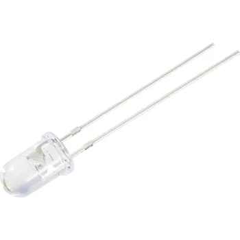 Dioda TRU COMPONENTS LED s vývody červená kulatý 5 mm 1120 mcd 30 ° 1 mA 1.8 V