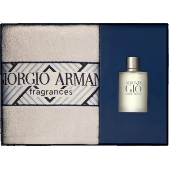Pánský parfém Giorgio Armani Giorgio Armani Acqua di Gio Pour Homme, Edt 100ml + ručník pre mužov Toaletní voda