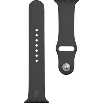 Řemínek na hodinky Silikonový řemínek 488 pro Apple Watch 3-4-5-6-SE 42-44mm černý