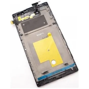 Náhradní díl pro mobilní telefon LCD displej Sony Xperia C2305 včetně dotykového skla a krytu black