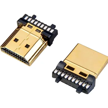 Elektrický konektor Lyndahl LKHDMICON19 HDMI konektor Pólů: 19 zlatá 1 ks