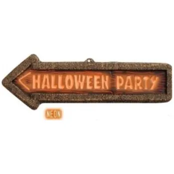 Party dekorace Šipka - směrovka 3D Halloween party - 56 cm