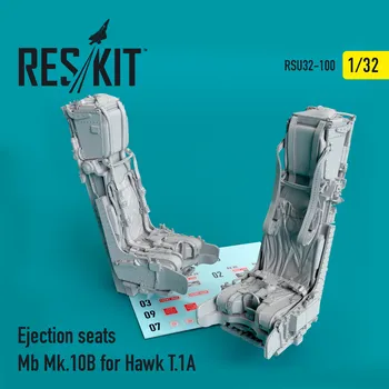 Plastikový model Reskit 1/32 Ejection seats Mb Mk.10B for Hawk T.1A 3D