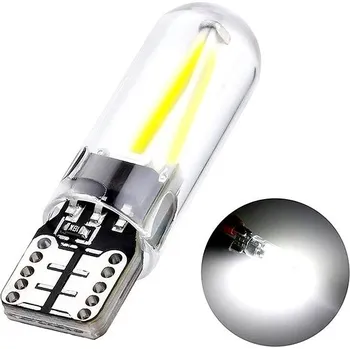 Autožárovka Rabel T10 W5W 2xCOB Filament HPC bílá