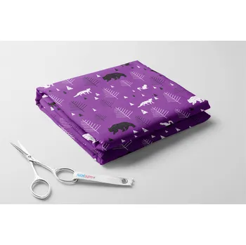 Dámské plavky Lycra exclusive, Lesní zvěř Barva: Fialová