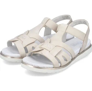 Dámské sandále Dámské sandále V5052-80 Rieker béžové Barva: weiss, Velikost: 37