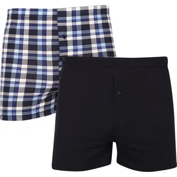 Pánské spodní prádlo 2 Pack Pánské bavlněné trenýrky Molvy MP 1065 L