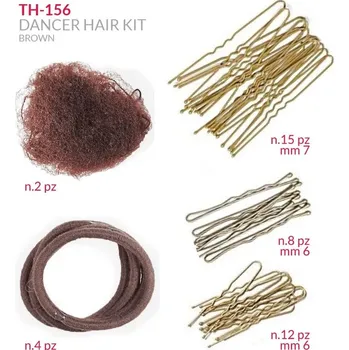 Ozdoba do vlasů TECH DANCE,HAIR KIT BROWN TH156,