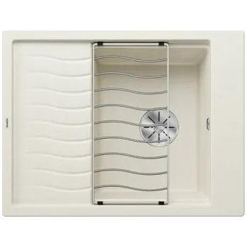 Granitový dřez Blanco ELON 45 S InFino Silgranit bílá soft obous. bez exc. + přísluš. - 527067 + ZÁRUKA 3 ROKY ZDARMA