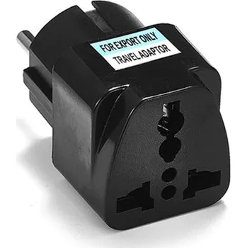 Cestovní adaptér DeTech 14526774 cestovní adaptér UK do EU