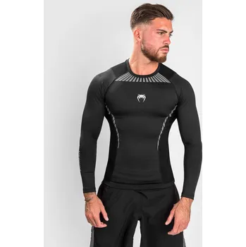 Rashguard Rashguard Venum Jaws 2.0 - dlouhé rukávy - Black černý Velikost: L