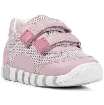 Dívčí polobotky růžové boty sneakers Geox B3558A 01454 velikost 25