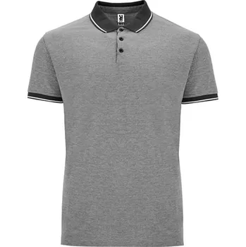 Pánské oblečení ROLY Polokošile Bowie, krátký rukáv, pánské E0395-243-XXL 2XL Melír černá