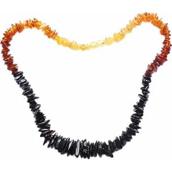 Náhrdelník Jantarový náhrdelník Rainbow multicolor extra sekaný délka cca 45 cm