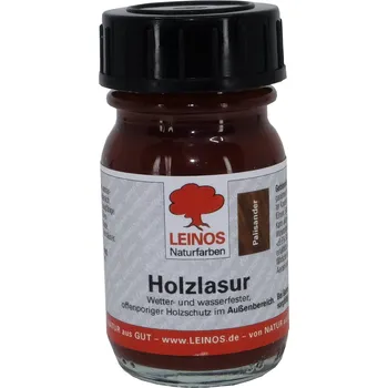 Olej na dřevo LEINOS naturfarben LEINOS 260.062 venkovní olejová lazura 30 ml vzorek ořech