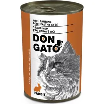 Don Gato Cat Adult konzerva Rabbit 415 g Krmivo pro kočku Don Gato Cat Adult konzerva Rabbit 415 g