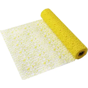 Síťka látka 36cm/5m žlutá