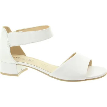 Dámské sandále CAPRICE Dámské kožené bílé sandálky 9-28212-20-102-255 Velikost 38,5