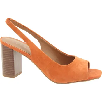 Dámské lodičky CAPRICE Dámské kožené oranžové lodičky 9-28304-20-664-255 Velikost 40