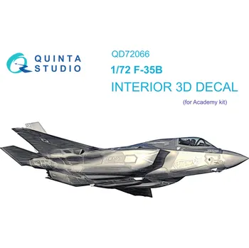 Plastikový model Quinta studio 1/72 F-35B 3D-Printed&col. Interior (ACAD)