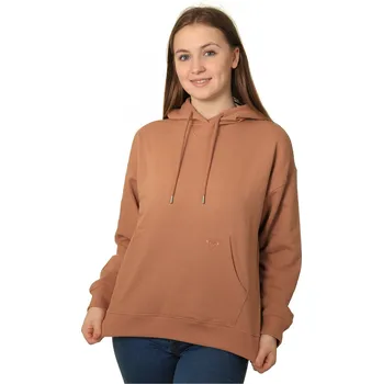 Dámská mikina mikina Roxy Essential Energy Hoodie - CLR0/Mocha Mousse L