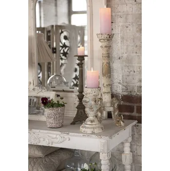 Svícen Skleněný svícen na čajovou svíčku Claire - Ø 10*10 cm