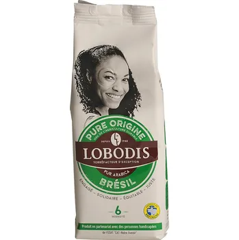 Káva Lobodis Mletá káva z Brazílie, 250 g