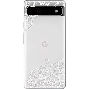 Pouzdro na mobilní telefon Odolné silikonové pouzdro iSaprio - White Lace 02 - Google Pixel 6a 5G